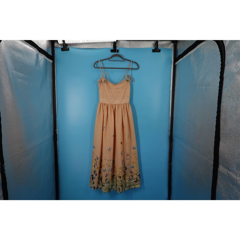 En Saison Beige Floral Midi Dress - Picture 4 of 10